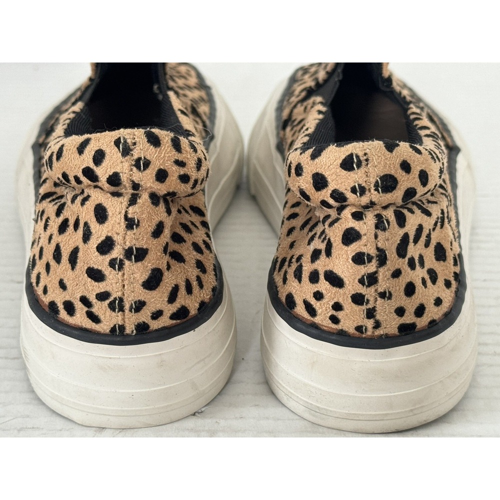 RESTRICTED Sneakers Womens Size 8 CHEETAH PRINT CHUNKY SLIP ON - Picture 12 of 16